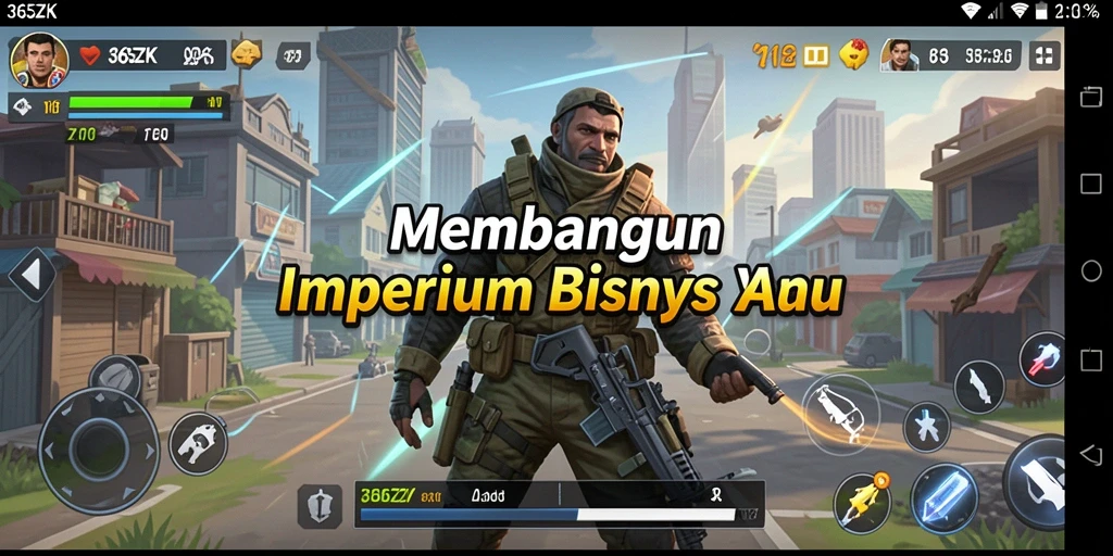 Screenshot utama 365ZK menampilkan suasana gameplay Tycoon yang mendalam.