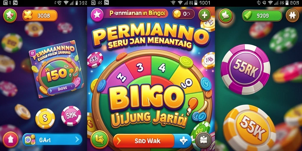 Tampilan gameplay Bingo yang seru dan interaktif di 55RK.