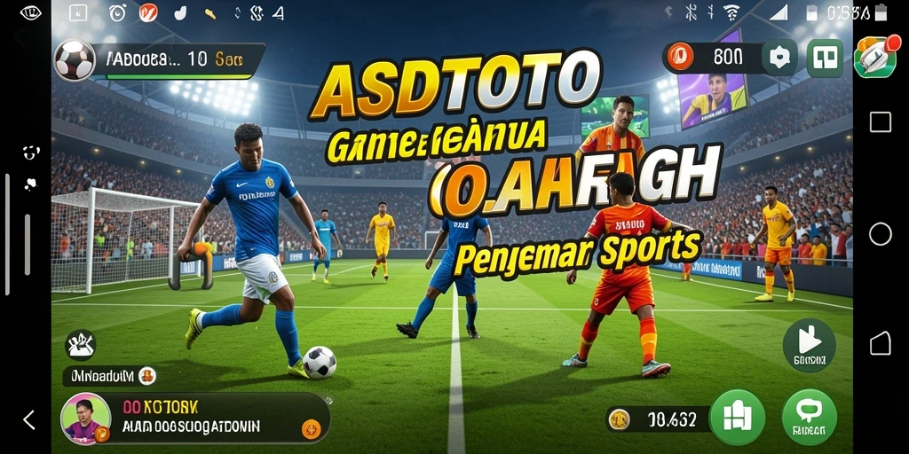 Tampilan gameplay ASDTOTO menampilkan aksi olahraga yang mendebarkan.