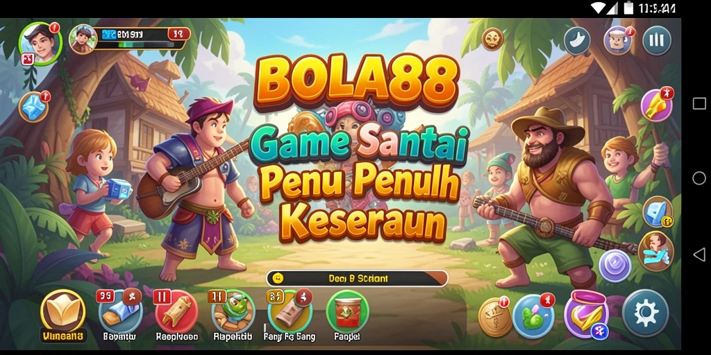 Tampilan gameplay unik dan menyenangkan di BOLA88.