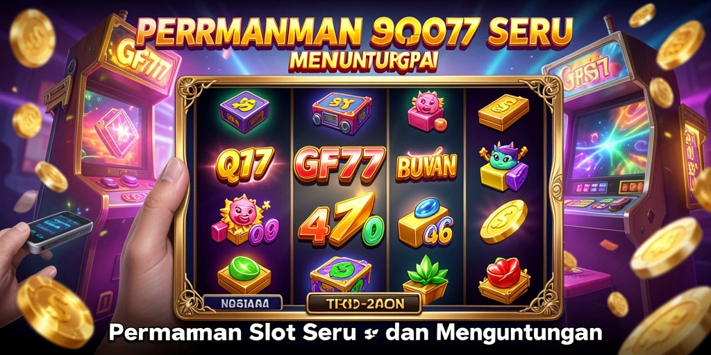 Screenshot utama GF777 menampilkan visual menarik dari gameplay Slot.