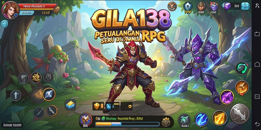 Tampilan gameplay mendebarkan di dunia RPG GILA138.