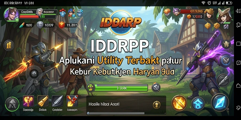 Tampilan utama IDRRP dengan fitur-fitur unggulan yang memudahkan pengguna.