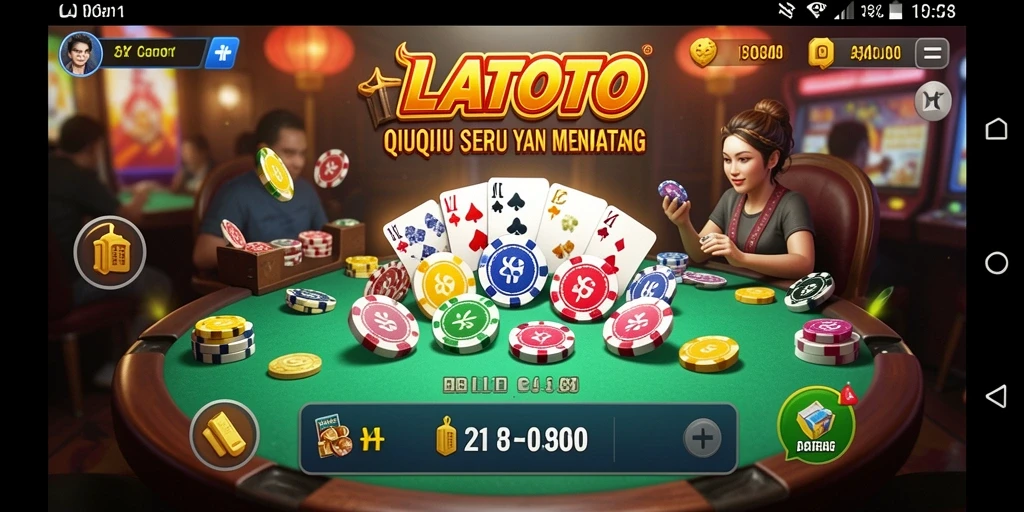 Tampilan gameplay LATOTO yang seru dan menantang.