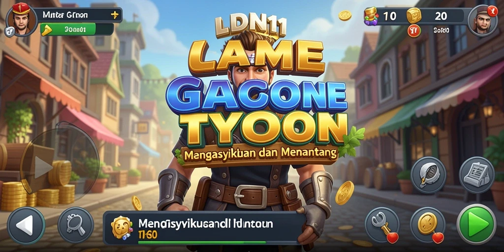 Tampilan gameplay Tycoon yang menarik dan penuh strategi.