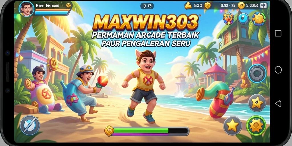Tampilan gameplay seru MAXWIN303 dengan berbagai level menarik.