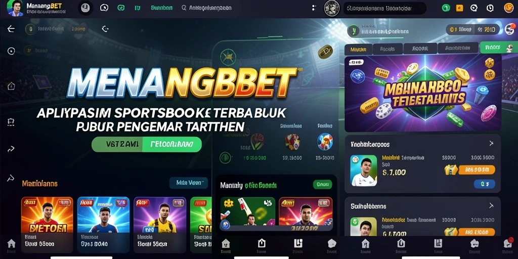 Screenshot gameplay taruhan olahraga yang seru.