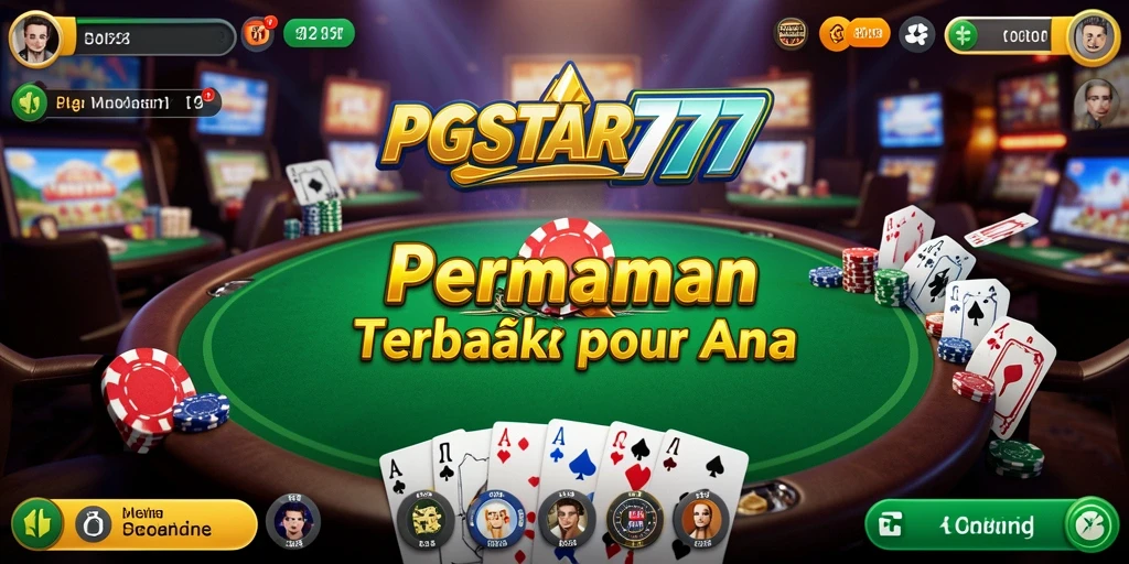 Screenshot PGSTAR777 menampilkan aksi seru dalam permainan Poker.
