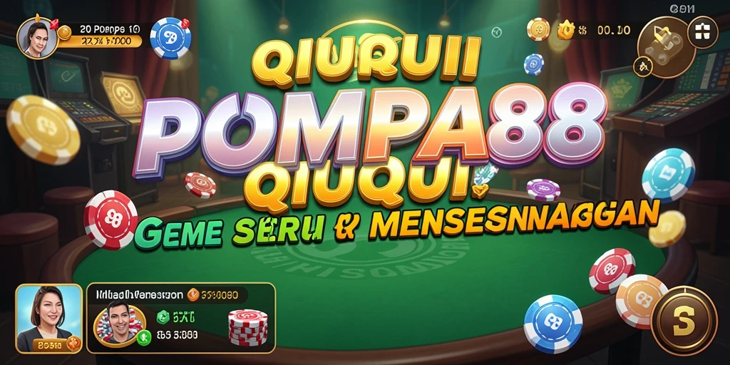 Screenshot menampilkan aksi gameplay seru POMPA88 QiuQiu.