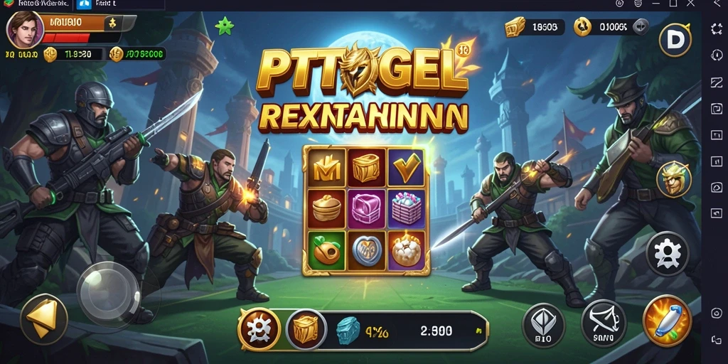 Gameplay seru PTTOGEL dalam aksi menara pertahanan.