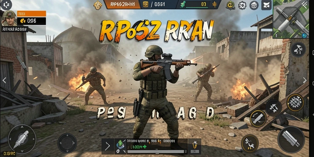 Screenshot RP62RP menunjukkan aksi strategis di battlefield yang intens.